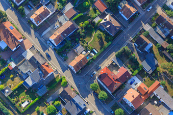 Haardt-/Birkenstr in Kandel in the state Rhineland-Palatinate, Germany