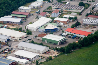 Industrial Park East in Herxheim bei Landau in the state Rhineland-Palatinate, Germany