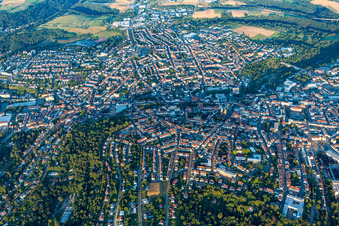 Pirmasens in the state Rhineland-Palatinate, Germany seen from a drone