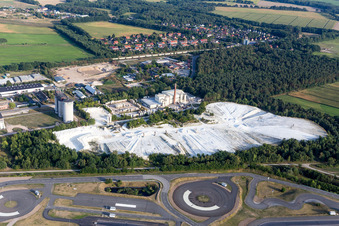 Course of ADAC Driving securitly centre Hansa in Embsen in the state Lower Saxony, Germany from above