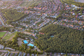 Swimming pool of the Hagen Lueneburg in Lueneburg in the state Lower Saxony, Germany