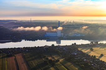 Krümmel nuclear power plant on the banks of the Elbe in the district Tesperhude in Geesthacht in the state Schleswig Holstein, Germany