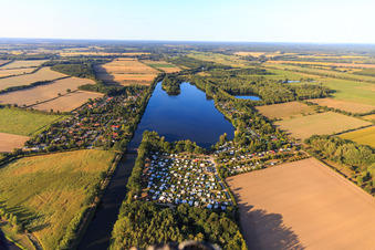 Camping Lanzer See in Basedow in the state Schleswig Holstein, Germany
