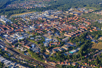 Bleckeder and Dahlenburger Landstraße in Lüneburg in the state Lower Saxony, Germany