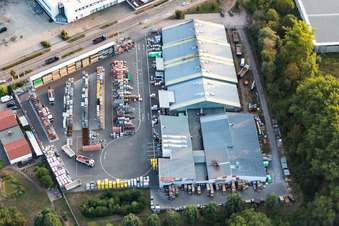 Union Baustoffhandel in the Horst industrial park in the district Minderslachen in Kandel in the state Rhineland-Palatinate, Germany