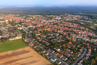 Castle ring from the northwest in Kandel in the state Rhineland-Palatinate, Germany