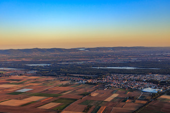 City view from the south in Bellheim in the state Rhineland-Palatinate, Germany