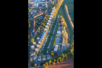 Marina and loft development on Hafenstrasse with SEA LIFE Speyer in Speyer in the state Rhineland-Palatinate, Germany