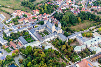 Complex of buildings of the monastery Abtei Muensterschwarzach in Schwarzach am Main in the state Bavaria, Germany