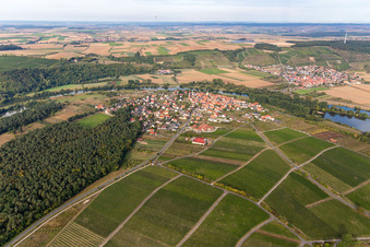 District Fahr in Volkach in the state Bavaria, Germany