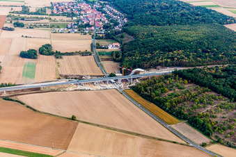 A7 in the district Schraudenbach in Werneck in the state Bavaria, Germany