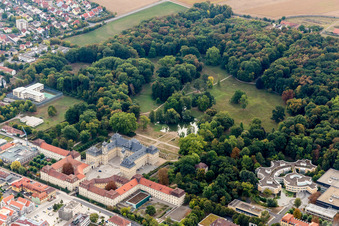 Building complex in the park of the castle Werneck in Werneck in the state Bavaria, Germany