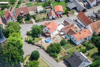 In the parish vineyard in the district Rechtenbach in Schweigen-Rechtenbach in the state Rhineland-Palatinate, Germany out of the air