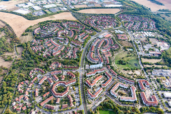 District in the city in the district Heuchelhof in Wuerzburg in the state Bavaria, Germany