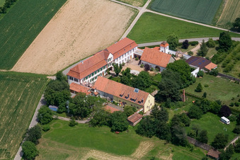 Aerial photograpy of Workshop for Assisted Living of hidden Talents GmbH in the district Haftelhof in Schweighofen in the state Rhineland-Palatinate, Germany
