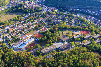 State School Center for Environmental Education (LSZU),. Boarding school Adelsheim - the boarding school and sports hall of the Eckenberg-Gymnasium in Adelsheim in the state Baden-Wuerttemberg, Germany