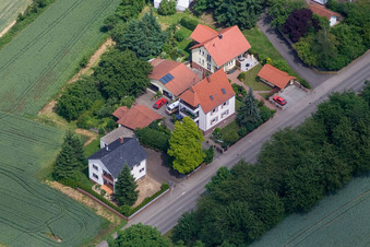 Main road B427 in Hergersweiler in the state Rhineland-Palatinate, Germany