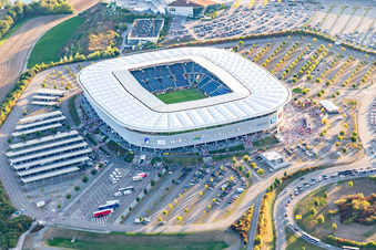 WIRSOL Rhein-Neckar-Arena before the sold-out friendly match Peru-Germany in the district Steinsfurt in Sinsheim in the state Baden-Wuerttemberg, Germany