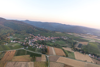Drone image of Rott in the state Bas-Rhin, France
