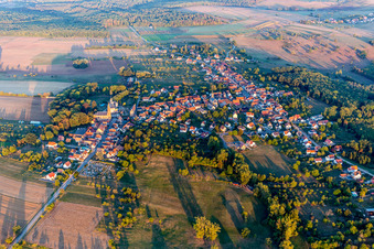 Drone recording of Wœrth in the state Bas-Rhin, France