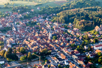 Village view in Bouxwiller in the state Bas-Rhin, France