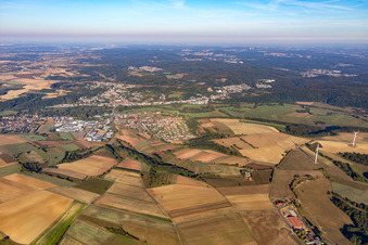 Baroque town behind Webenheim in the Blies Valley in Blieskastel in the state Saarland, Germany