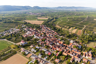 District Heuchelheim in Heuchelheim-Klingen in the state Rhineland-Palatinate, Germany out of the air