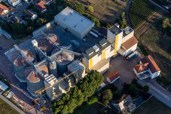 Oblique view of Freimersheim in the state Rhineland-Palatinate, Germany