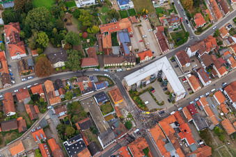 Demo "Women's Alliance Kandel" vs. "AntiFa/We are Kandel/Grandmas against the right in Kandel in the state Rhineland-Palatinate, Germany out of the air