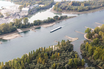 Port de Seltz in Munchhausen in the state Bas-Rhin, France