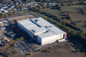 Industrial area in Östringen in the state Baden-Wuerttemberg, Germany