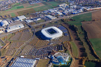 PreZero Arena FC Hoffenheim in Sinsheim in the state Baden-Wuerttemberg, Germany