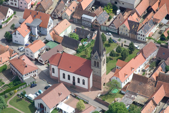 Church building in the village of in Steinweiler in the state Rhineland-Palatinate