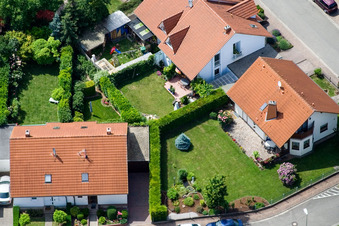 Drone image of Klingbachstr in Steinweiler in the state Rhineland-Palatinate, Germany