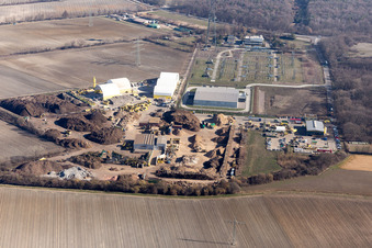 Pfalzwerke substation in Mutterstadt in the state Rhineland-Palatinate, Germany