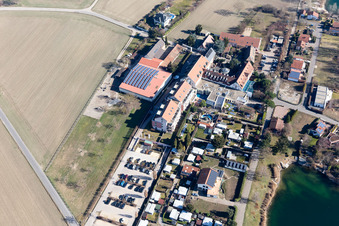 Lindner Hotel & Spa Binshof in Speyer in the state Rhineland-Palatinate, Germany from above