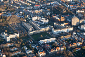 Max Rubner Institute, Höpfner Brewery Burghof in the district Oststadt in Karlsruhe in the state Baden-Wuerttemberg, Germany