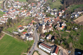 Hexentalstr in Bollschweil in the state Baden-Wuerttemberg, Germany