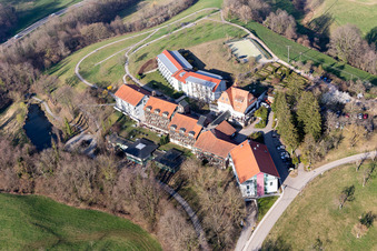 Aerial view of Cts Klinik Stockenhöfe in Wittnau in the state Baden-Wuerttemberg, Germany