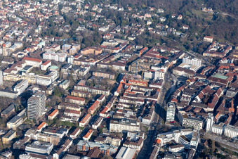 Fahnenbergplatz, Europaplatz in the district Altstadt in Freiburg im Breisgau in the state Baden-Wuerttemberg, Germany
