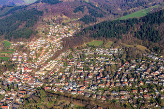 Reutebachstr in the district Zähringen in Freiburg im Breisgau in the state Baden-Wuerttemberg, Germany