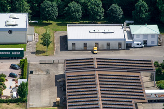 Am Gäxwald commercial area in Herxheim bei Landau in the state Rhineland-Palatinate, Germany