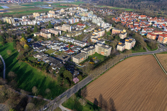 From the southwest in Denzlingen in the state Baden-Wuerttemberg, Germany
