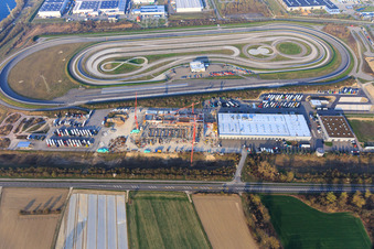 Daimler Truck EVZ test track in Wörth am Rhein in the state Rhineland-Palatinate, Germany
