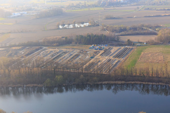 Renaturation at the former tank farm in Jockgrim in the state Rhineland-Palatinate, Germany