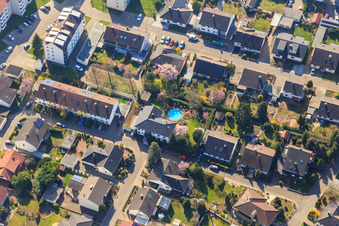 Albert Schweitzer Street in Kandel in the state Rhineland-Palatinate, Germany