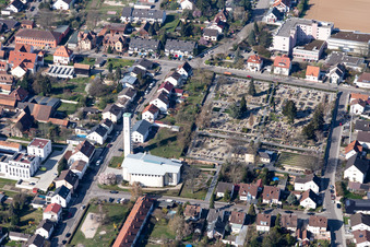 St. Pius in Kandel in the state Rhineland-Palatinate, Germany