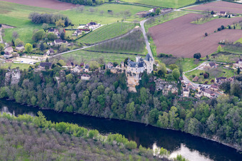 Cingle de Montfort in Vitrac in the state Dordogne, France