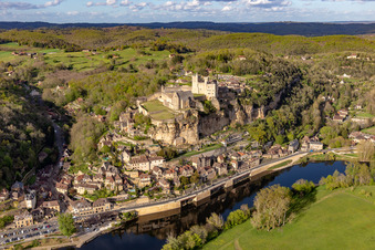Castle of Chateau de Beynac in Beynac-et-Cazenac in Nouvelle-Aquitaine, France