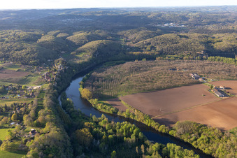 Cingle de Montfort in Domme in the state Dordogne, France